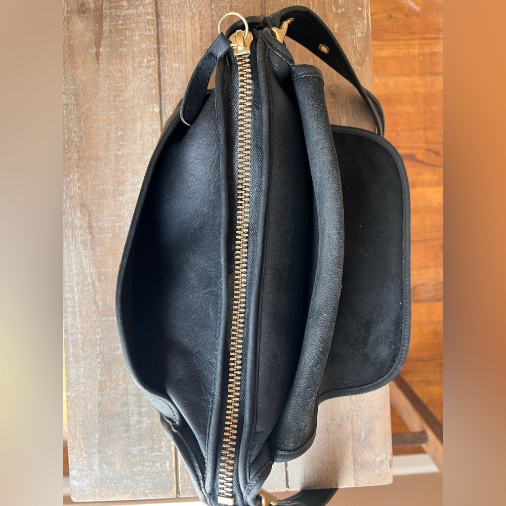 Vintage Coach Patricia Legacy Bag Style 9951 in black glove tanned leather - Picture 14 of 16